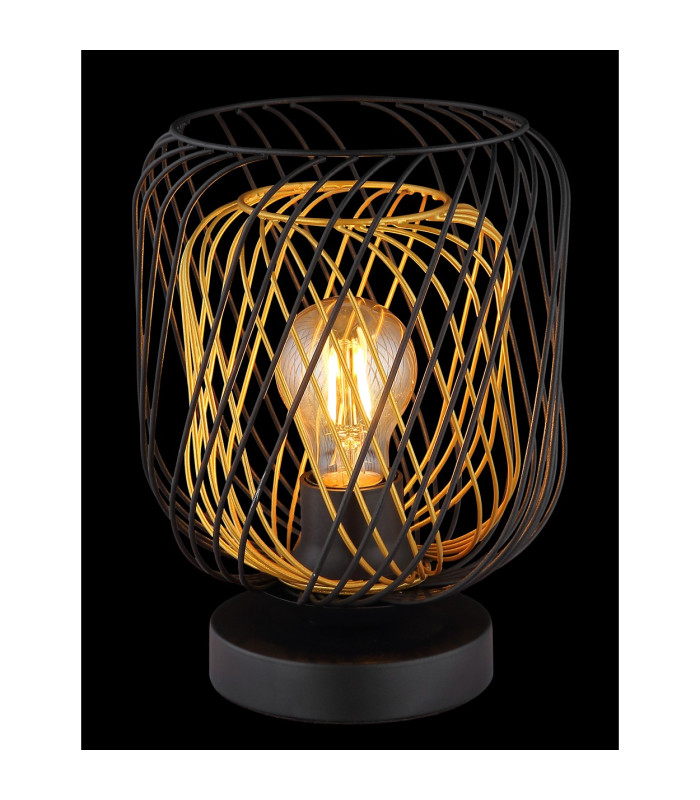 Dichti Table Lamp Matt Black 1x E27-3