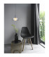 Grant Pendant Ceiling Light Grey Matt Smoke Glass Shade LED 3000K-7