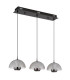 Arus Bar Pendant Ceiling Light Matt Black 3x LED 3000K-2