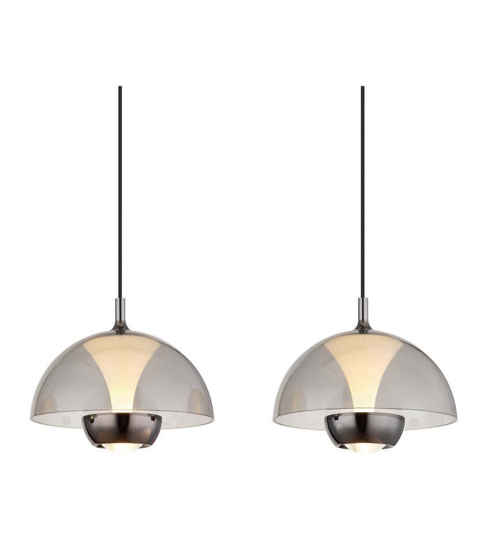 Arus Bar Pendant Ceiling Light Matt Black 3x LED 3000K-4