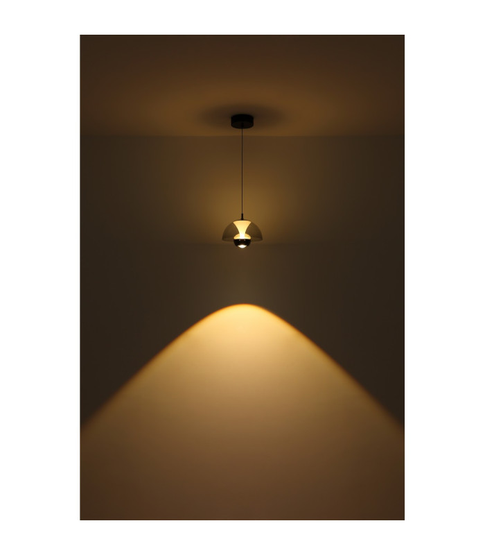 Arus Pendant Ceiling Light Matt Black LED 3000K-6