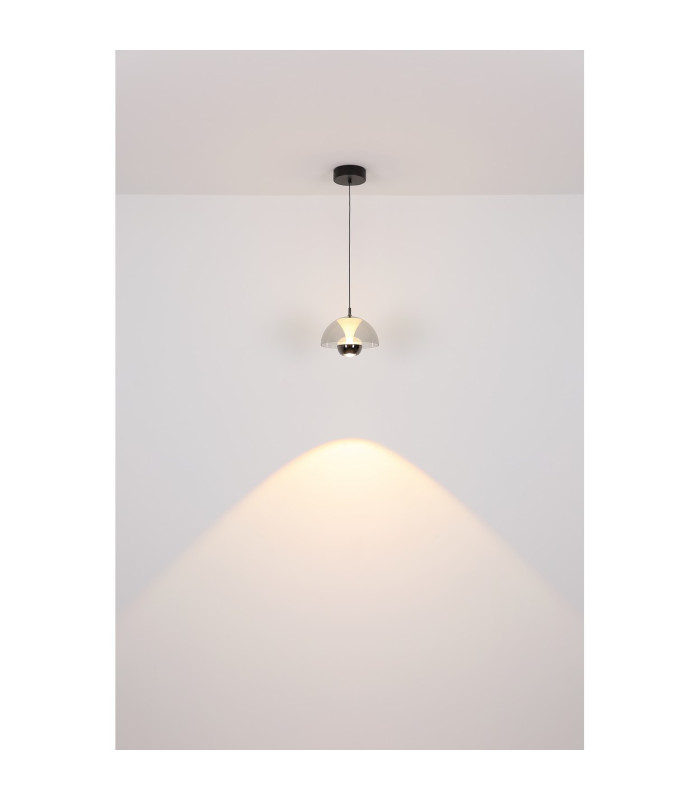Arus Pendant Ceiling Light Matt Black LED 3000K-7
