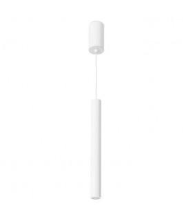 Aluminium Super Slim Ceiling Pendant Light White 3cm Pipe - 1