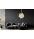 Floriella Pendant Ceiling Light Gold Colors Crystals Clear Glass Shade LED 3000K-5