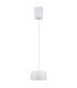 Belinda Slim Pendant Ceiling Light White Matt Opal Glass Shade LED 4000K-2