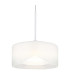 Belinda Slim Pendant Ceiling Light White Matt Opal Glass Shade LED 4000K-3