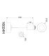 Belinda Slim Pendant Ceiling Light Matt Black Smoke Glass Shade LED 4000K-6