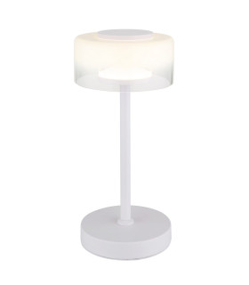 Belinda Integrated LED Table Lamp White Matt Opal Glass Shade LED 4000K-1