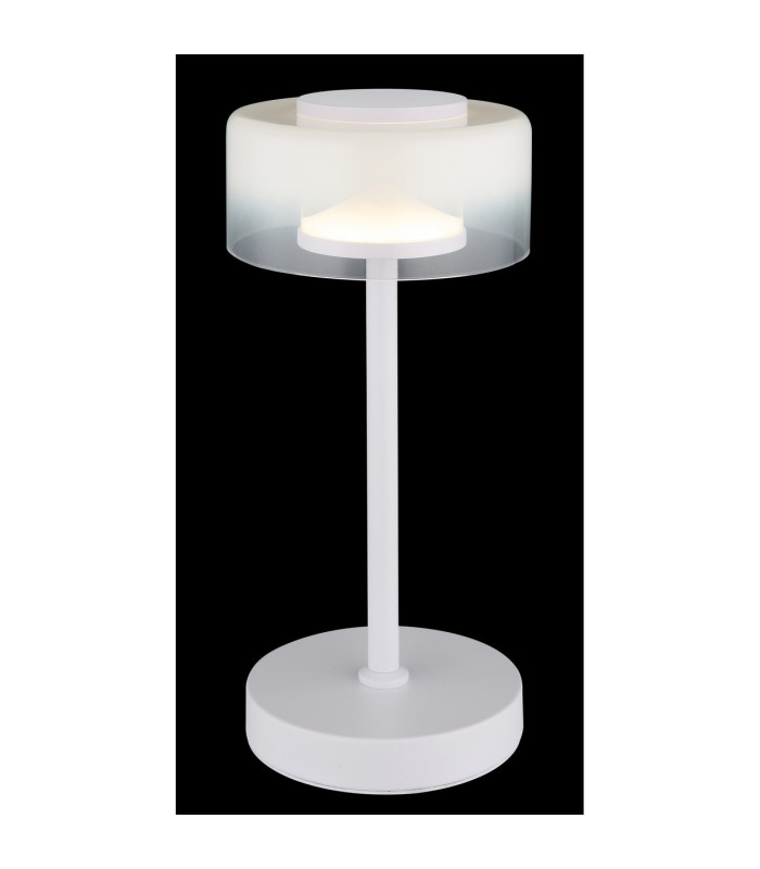Belinda Integrated LED Table Lamp White Matt Opal Glass Shade LED 4000K-3