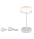 Belinda Integrated LED Table Lamp White Matt Opal Glass Shade LED 4000K-4