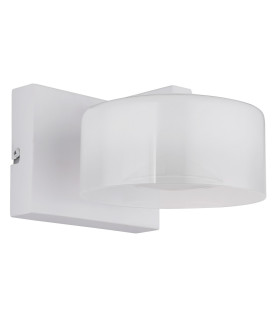 Belinda Integrated LED Wall Lamp White Matt Opal Glass Shade LED 4000K-2
