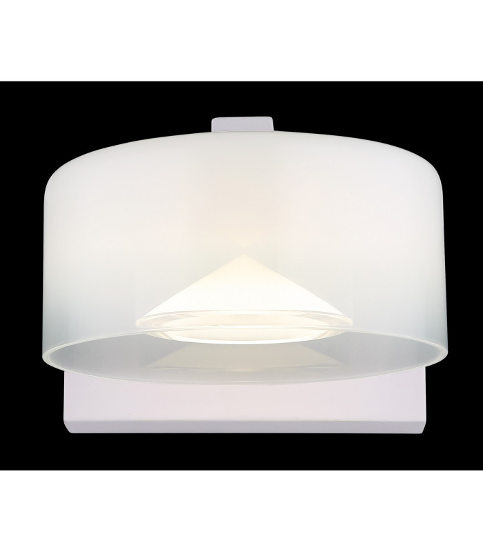 Belinda Integrated LED Wall Lamp White Matt Opal Glass Shade LED 4000K-5