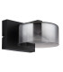 Belinda Integrated LED Wall Lamp Matt Black Smoke Glass Shade LED 4000K-2