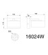 Belinda Integrated LED Wall Lamp Matt Black Smoke Glass Shade LED 4000K-7