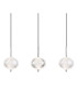 Aida Bar Pendant Ceiling Light Chrome 5x LED 3000-4500K-4