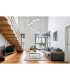 Aida Cluster Pendant Ceiling Light Matt Black 9x LED 3000-4500K-8