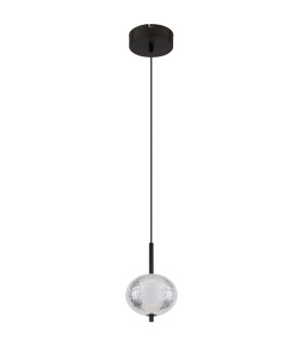 Aida Slim Pendant Ceiling Light Matt Black LED 3000-4500K-2
