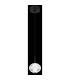 Aida Slim Pendant Ceiling Light Matt Black LED 3000-4500K-4