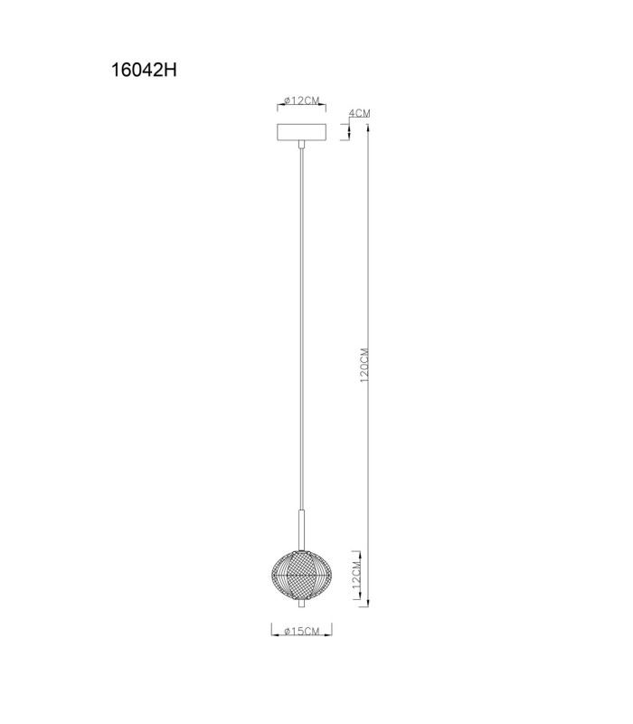 Aida Slim Pendant Ceiling Light Matt Black LED 3000-4500K-8