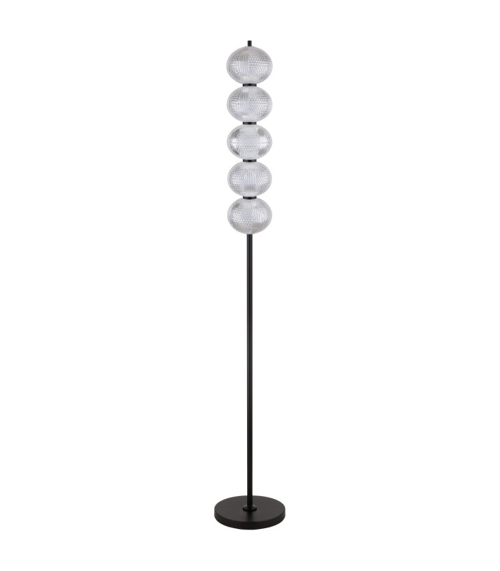 Aida LED Integrated Floor Lamp Matt Black LED Dimmable 3000-4500K Touch Dimmer-2