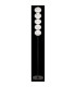 Aida LED Integrated Floor Lamp Matt Black LED Dimmable 3000-4500K Touch Dimmer-4