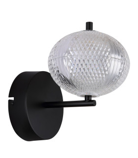 Aida Globe Wall Lights Matt Black LED 3000-4500K-2