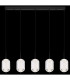 Kurius Bar Pendant Ceiling Light Matt Black 5x LED 3000-4500K-6