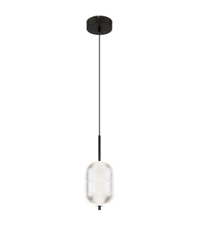 Kurius Slim Pendant Ceiling Light Matt Black LED 3000-4500K-1