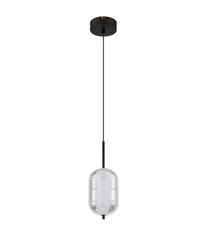 Kurius Slim Pendant Ceiling Light Matt Black LED 3000-4500K-2