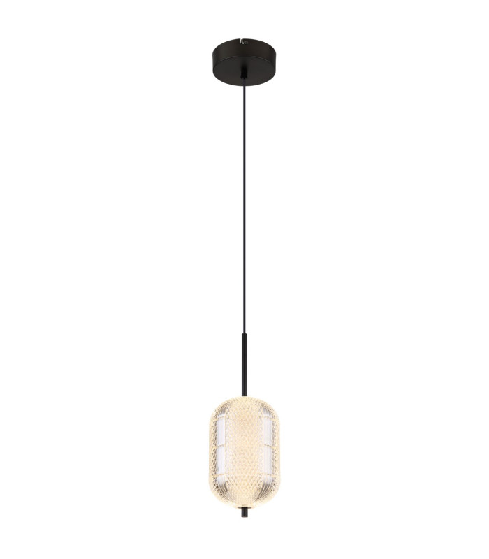 Kurius Slim Pendant Ceiling Light Matt Black LED 3000-4500K-5