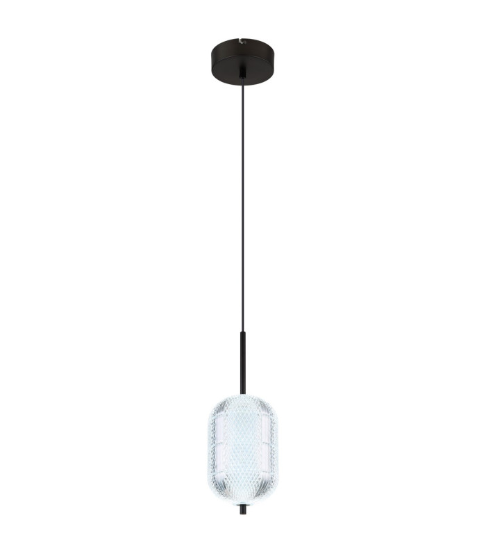 Kurius Slim Pendant Ceiling Light Matt Black LED 3000-4500K-6