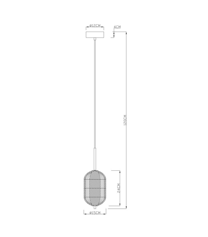 Kurius Slim Pendant Ceiling Light Matt Black LED 3000-4500K-11