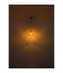 Lopusa Dome Slim Pendant Ceiling Light Matt Black Amber Glass Shade 1x G9-5