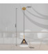 Elisabeth Dome Slim Pendant Ceiling Light Brass-Coloured Smoke Glass Shade 1x G9-8