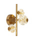 Virina Wall Lamp Gold Colors K9 Crystals LED 3000K-1