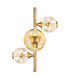 Virina Wall Lamp Gold Colors K9 Crystals LED 3000K-3
