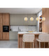 Virina Bar Pendant Ceiling Light Gold Colors K9 Crystals 4x LED 3000K-7