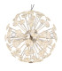 Virina Pendant Ceiling Light Chrome K9 Crystals LED 3000K-3