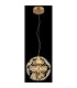 Virina Pendant Ceiling Light Gold Colors K9 Crystals LED 3000K-4