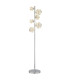 Virina LED Integrated Floor Lamp Chrome K9 Crystals LED 3000K-1