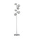 Virina LED Integrated Floor Lamp Chrome K9 Crystals LED 3000K-2