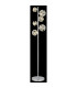 Virina LED Integrated Floor Lamp Chrome K9 Crystals LED 3000K-4