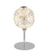 Virina Glass Table Lamp Chrome K9 Crystals LED 3000K-1