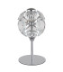 Virina Glass Table Lamp Chrome K9 Crystals LED 3000K-2
