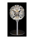 Virina Glass Table Lamp Chrome K9 Crystals LED 3000K-3