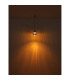 Lourdes Dome Pendant Ceiling Light White Ball Chromed Glass Shade 1x E27-4