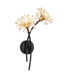 Fiore Wall Lamp Matt Black 2x G9-1