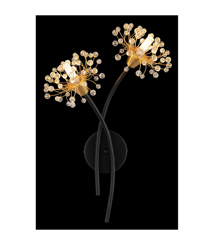 Fiore Wall Lamp Matt Black 2x G9-5