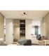 Fiore Multi Arm Semi Flush Ceiling Lamp Matt Black 6x G9-7