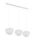 Irene Bar Pendant Ceiling Light White 3x E14-2